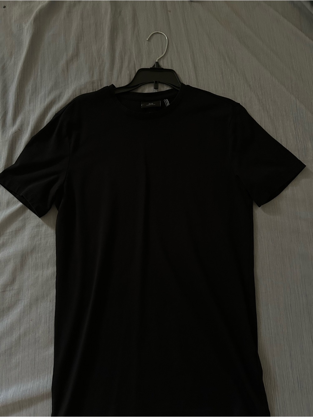 H&M Black Short-Sleeve Crewneck T-Shirt